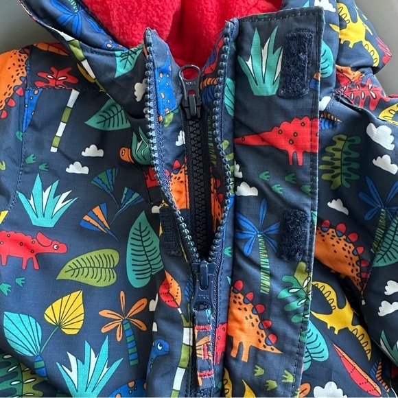 The children’s place  winter boys dinosaur jacket - Picture 6 of 7